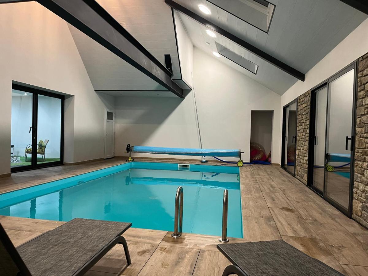 Gite Ti Coz Ex Ti Maen Piscine Interieure 12 Personnes Caden Buitenkant foto